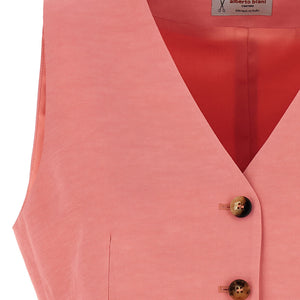 Alberto Biani Linen Viscose Vest