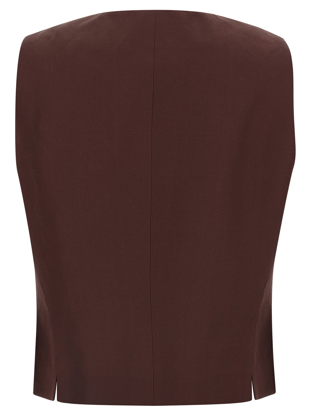 Alberto Biani Viscose And Linen Vest