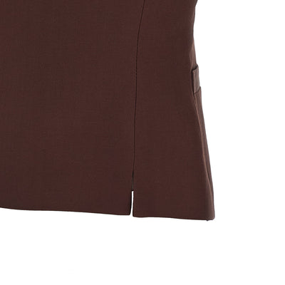 Alberto Biani Viscose And Linen Vest