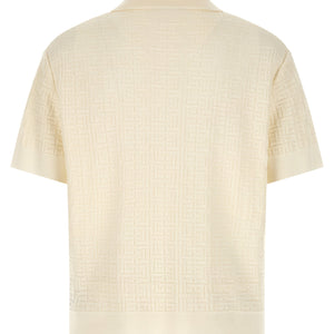 Balmain Monogram Jacquard Polo Shirt