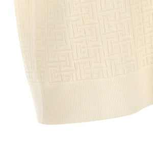 Balmain Monogram Jacquard Polo Shirt