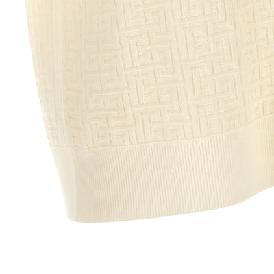 Balmain Monogram Jacquard Polo Shirt