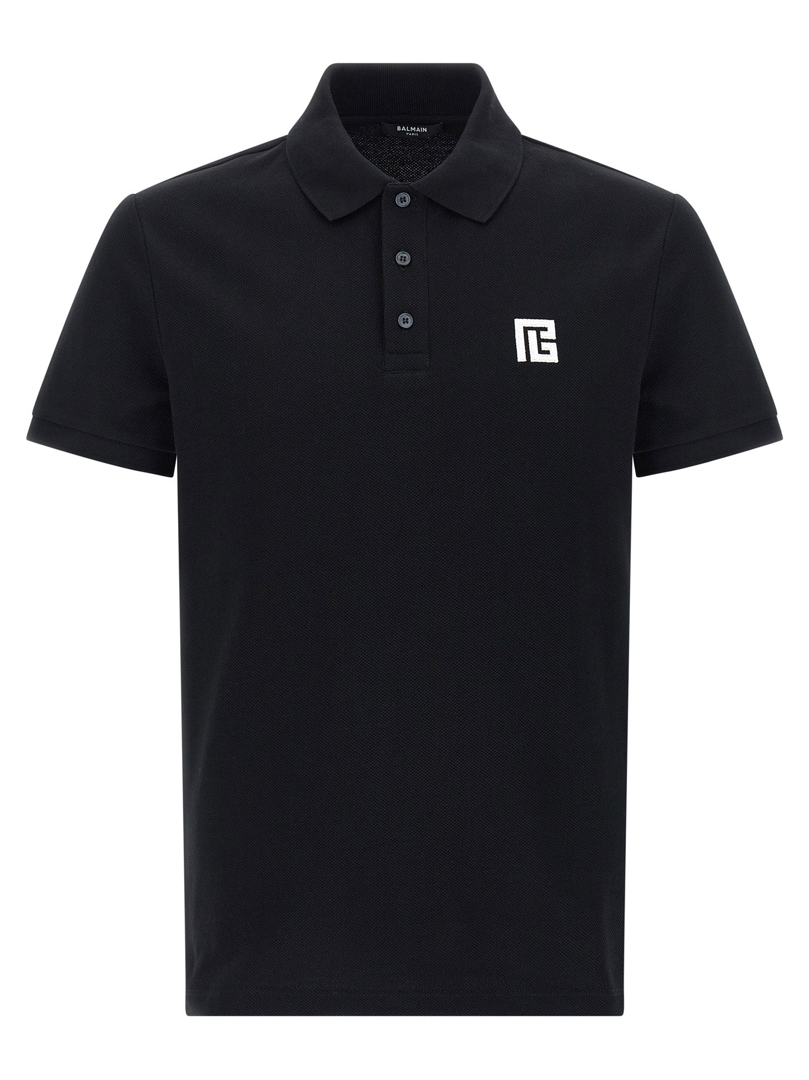 Balmain Embroidery Polo Shirt
