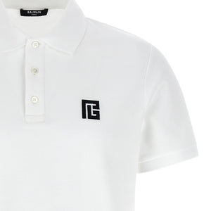 Balmain Embroidery Polo Shirt