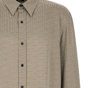 Balmain Jacquard Monogram Shirt