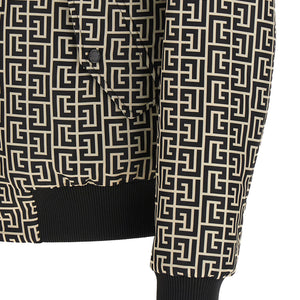 Balmain Monogram Reversible Bomber Jacket