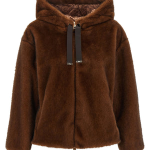 Herno Faux Fur Bomber Jacket