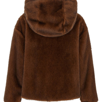 Herno Faux Fur Bomber Jacket