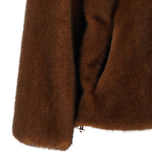 Herno Faux Fur Bomber Jacket