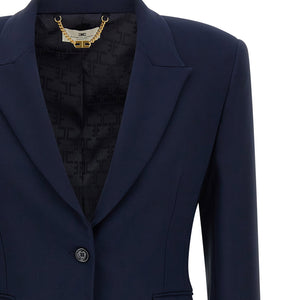 Elisabetta Franchi Light Crêpe Blazer