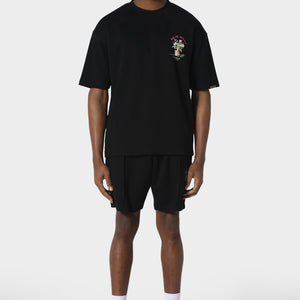 Pas De Monaco Giardino Black Shorts