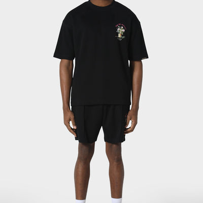 Pas De Monaco Giardino Black Shorts
