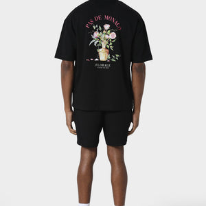 Pas De Monaco Giardino Black Shorts