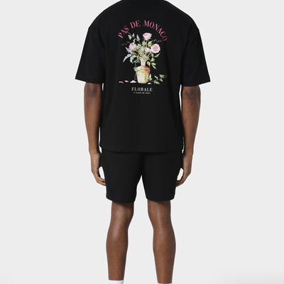 Pas De Monaco Giardino Black Shorts