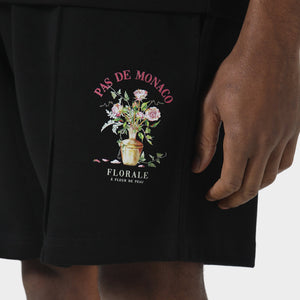 Pas De Monaco Giardino Black Shorts