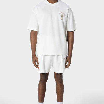 Pas De Monaco Giardino Off White Shorts