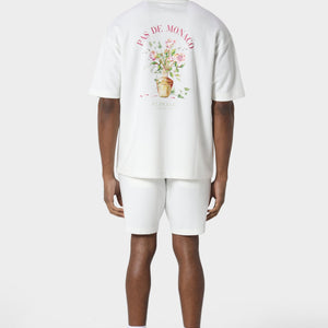 Pas De Monaco Giardino Off White Shorts