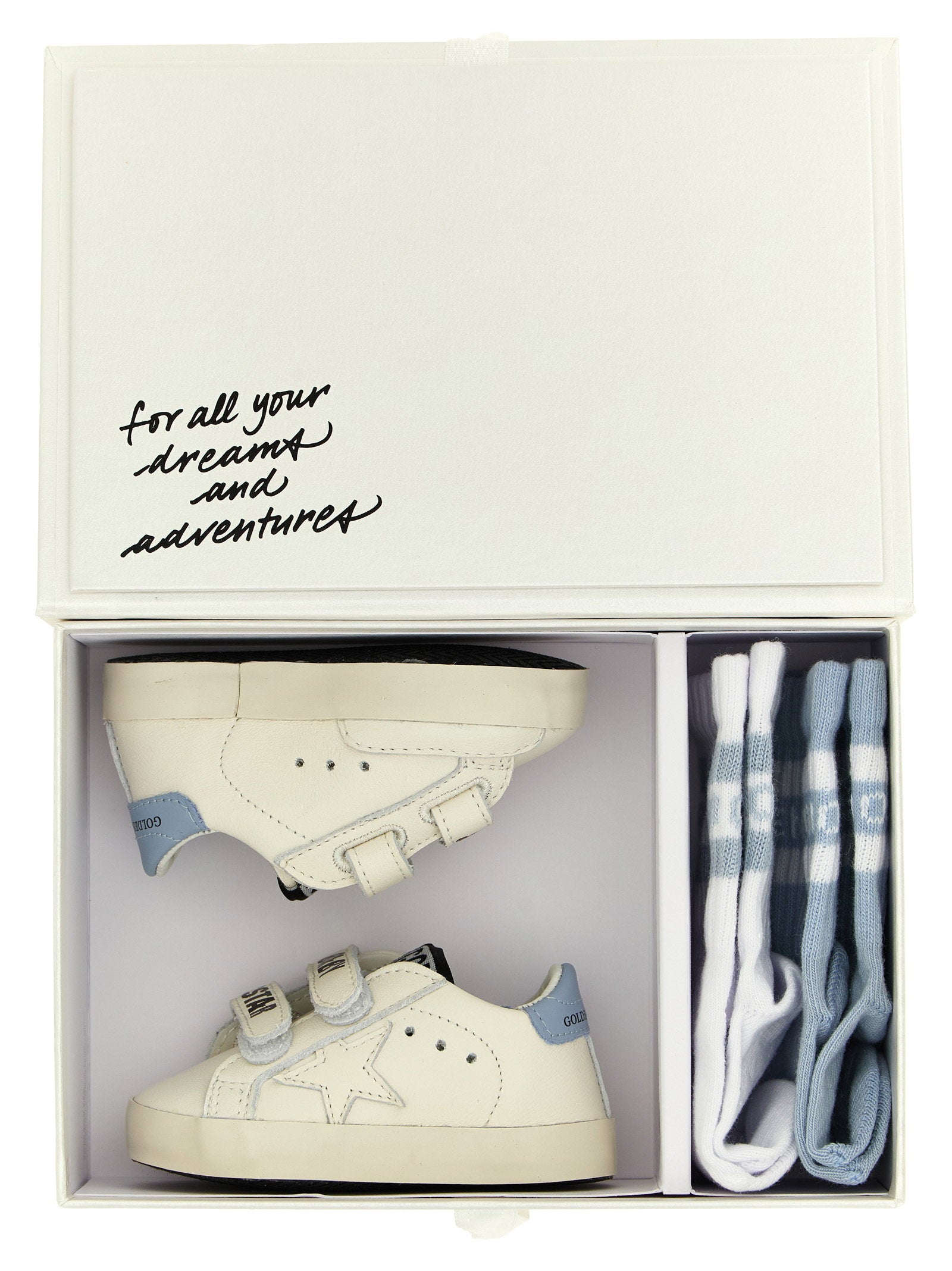 Golden Goose Baby School 2-pack Sneaker + Socks Set
