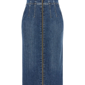 Elisabetta Franchi Denim Skirt
