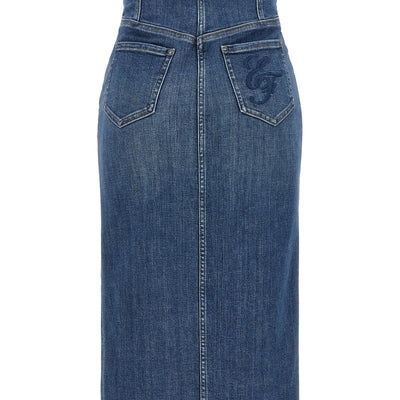 Elisabetta Franchi Denim Skirt