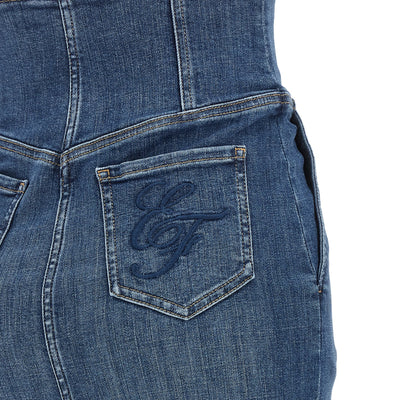 Elisabetta Franchi Denim Skirt