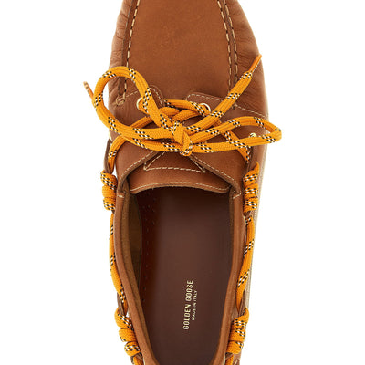 Golden Goose Leather Boat Shoe