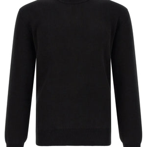 Golden Goose Ribbed Sweater With Logo