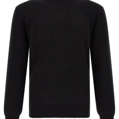 Golden Goose Ribbed Sweater With Logo