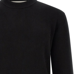Golden Goose Ribbed Sweater With Logo