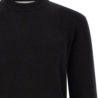 Golden Goose Ribbed Sweater With Logo