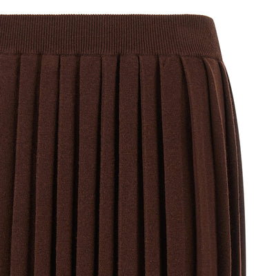 Fabiana Filippi Knitted Pleated Skirt