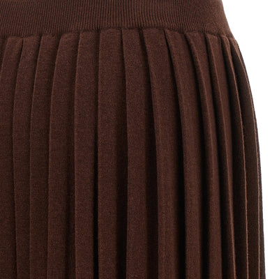 Fabiana Filippi Knitted Pleated Skirt