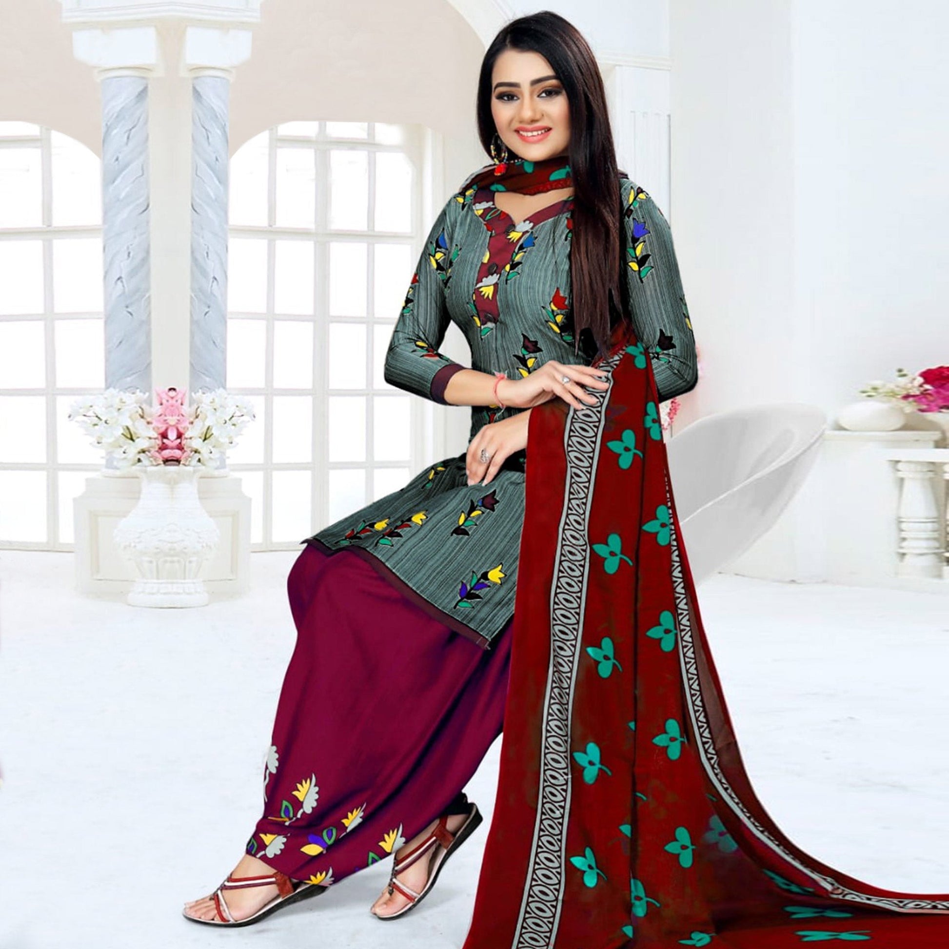 grey-peach-printed-crepe-patiala-dress-material-pack-of-2