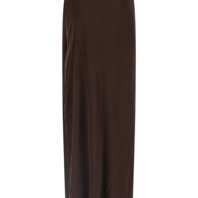 Elisabetta Franchi Shiny Viscose Skirt
