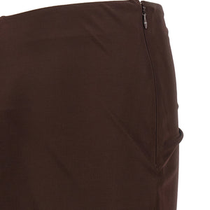 Elisabetta Franchi Shiny Viscose Skirt