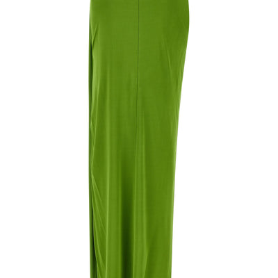 Elisabetta Franchi Shiny Viscose Skirt