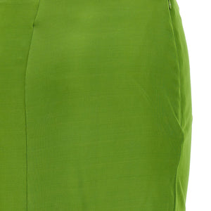 Elisabetta Franchi Shiny Viscose Skirt