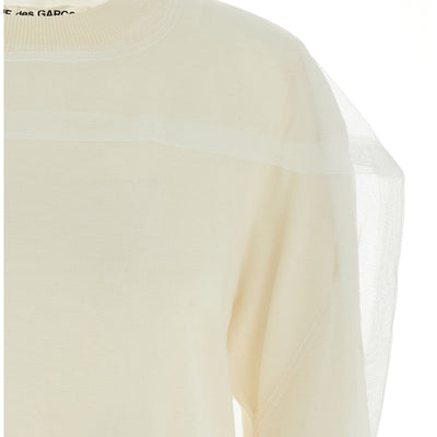 Comme Des Garcons Tulle Sweater