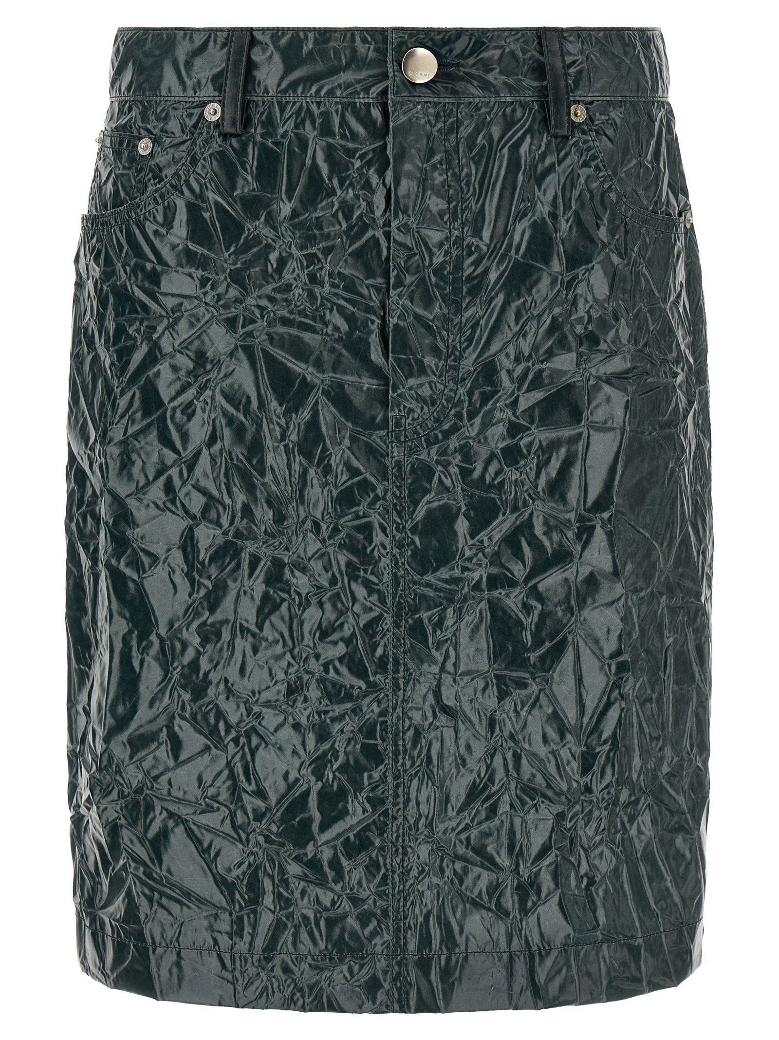 Marni Skirt With A Wrinkled Effect