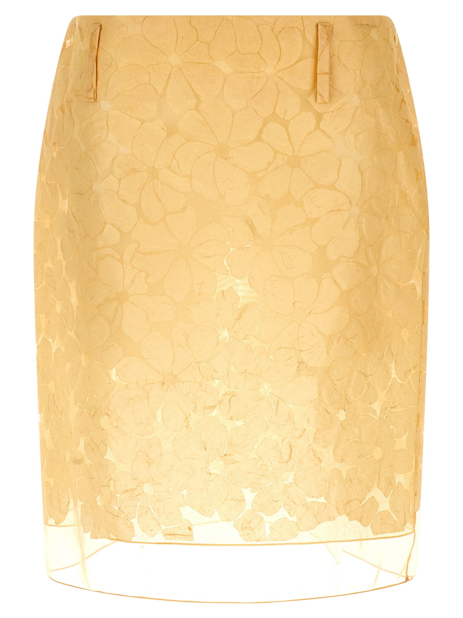 Marni Straight Skirt With Floral Pattern