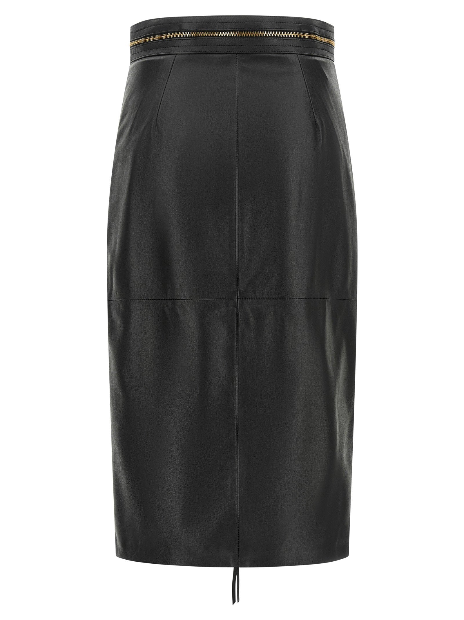 Elisabetta Franchi Leather Skirt