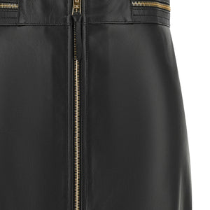 Elisabetta Franchi Leather Skirt