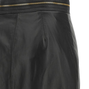 Elisabetta Franchi Leather Skirt