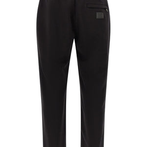 Dolce & Gabbana Logo Plaque Joggers