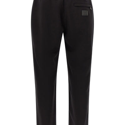 Dolce & Gabbana Logo Plaque Joggers