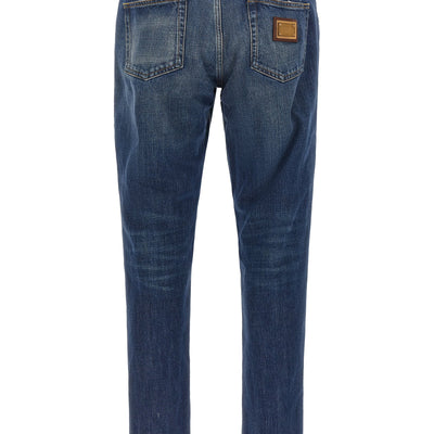 Dolce & Gabbana Logo Plaque Jeans
