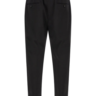 Dolce & Gabbana Wool Gabardine Joggers