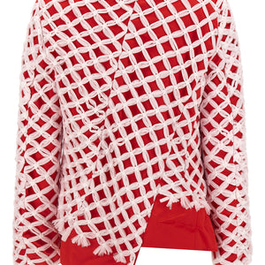 Comme Des Garcons Tulle Weave Blazer