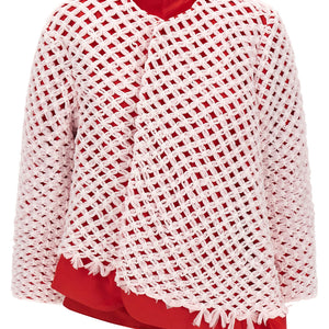 Comme Des Garcons Tulle Weave Blazer