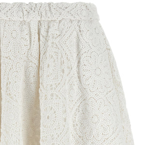 Comme Des Garcons Macramé Skirt